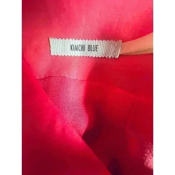 Kimchi Blue Urban Outfitters pink T Back Handkerchief Hem dress size 0 - Picture 4 of 5